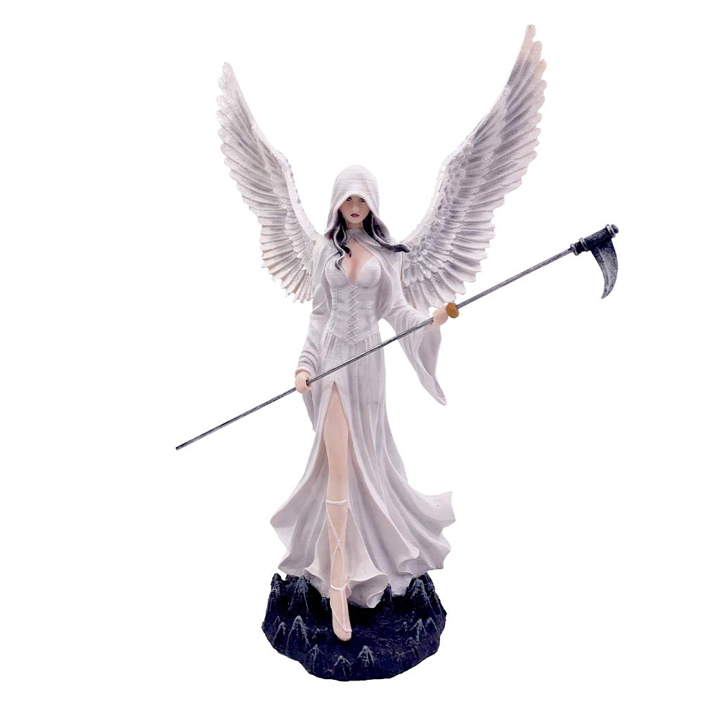 Mercy (Small) Resin Hooded Angel Figurine: 2 - Figurines Medium (15-29cm) By NN Designs