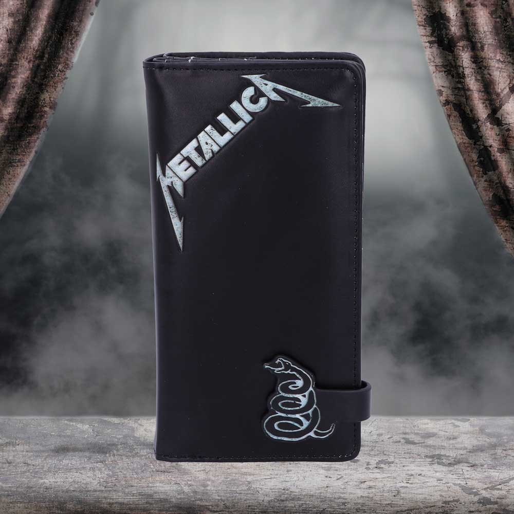 Metallica Black Album Embossed Wallet Purse: 1 - Purses By Metallica