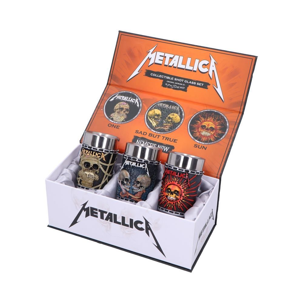 Metallica Pushead Art Collectible Shot Glass set: 2 - Shot Glasses By Metallica