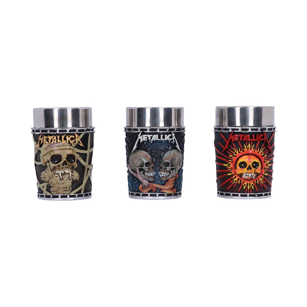 Metallica Pushead Art Collectible Shot Glass set: 3 - Shot Glasses By Metallica