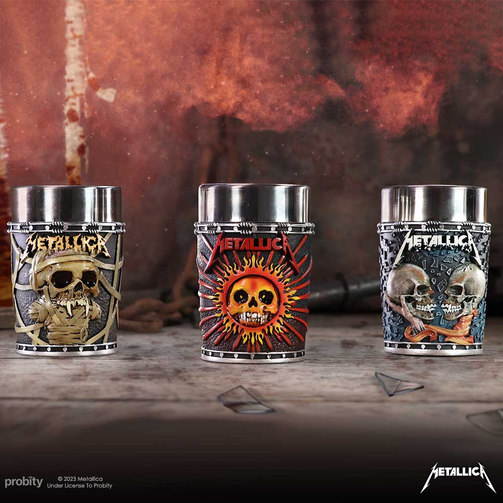 Metallica Pushead Art Collectible Shot Glass set - Shop Shot Glasses At Gift Moments - 1