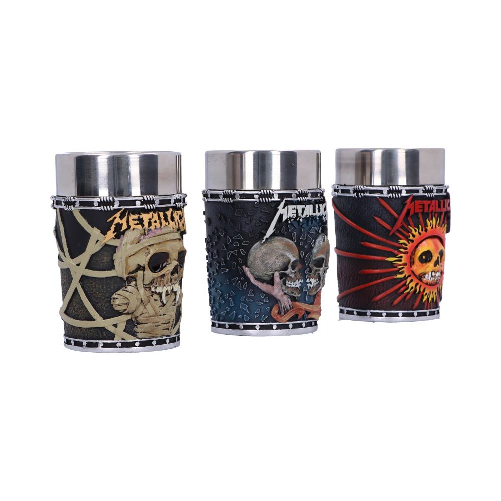 Metallica Pushead Art Collectible Shot Glass set: 6 - Shot Glasses By Metallica