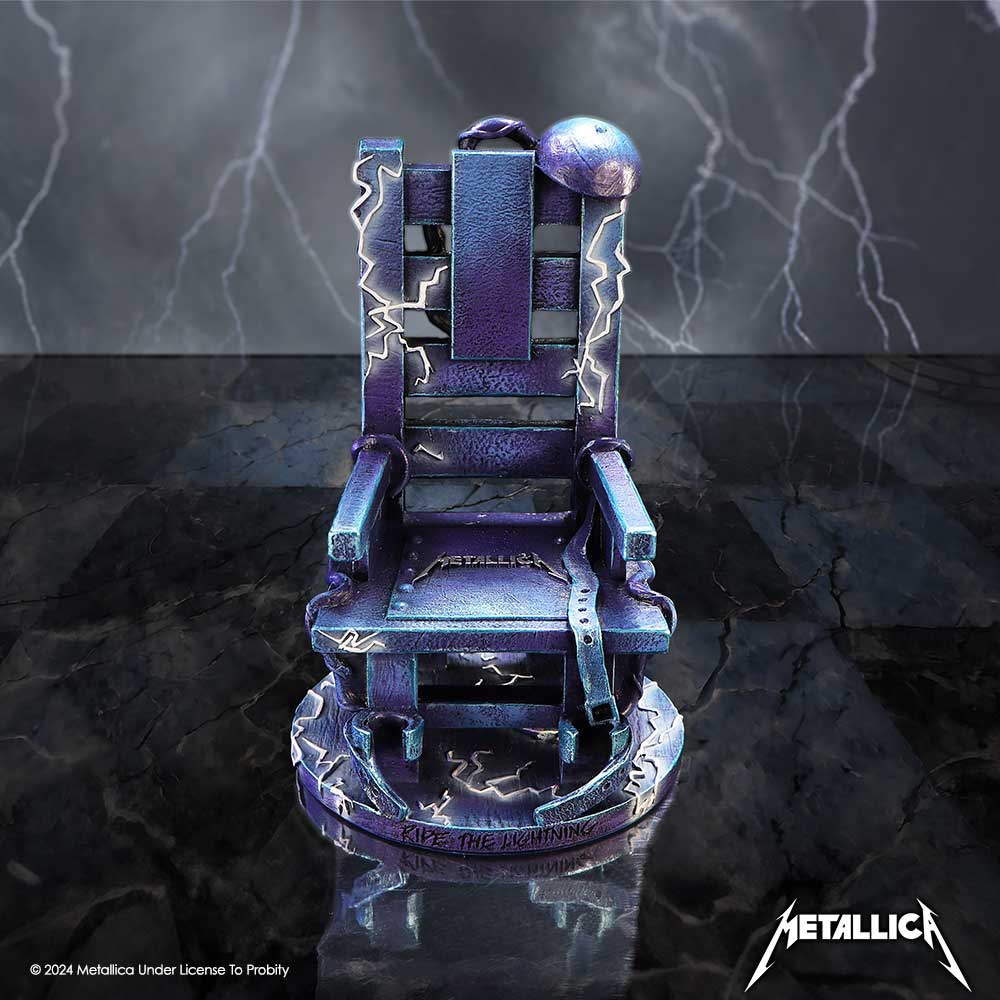Metallica Ride the Lightning Blue Chair Ornament: 1 Figures & Collectables By Metallica
