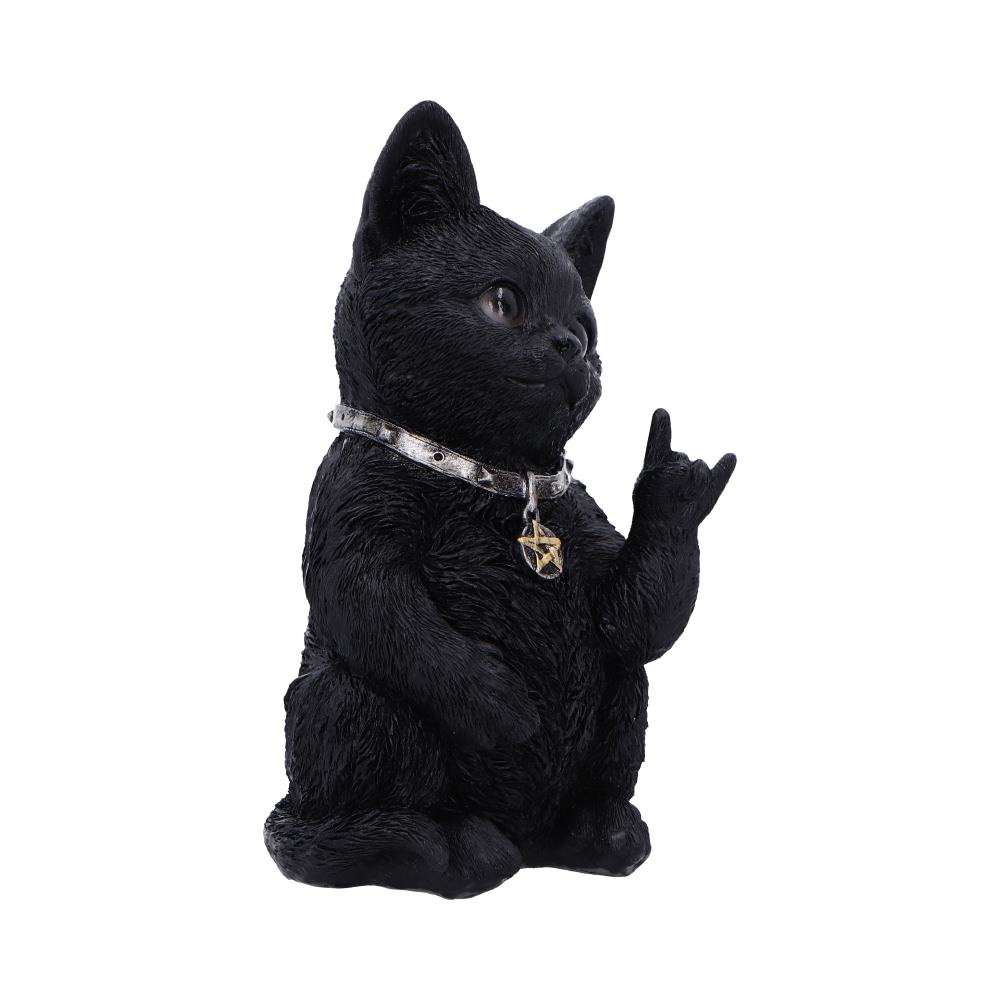 Metallicat Black Cat Throwing Rock Hand Sign: 5 - Figures & Collectables By Gift Moments