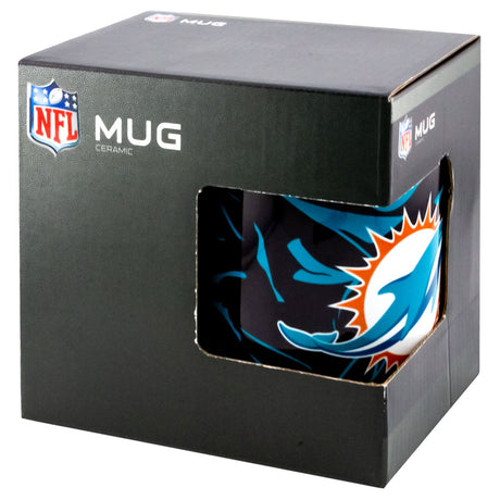 Miami Dolphins Camo Ceramic Coffee Mug: 4 - Mugs By American Sports