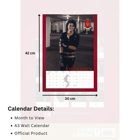 Michael Jackson A3 Calendar 2026: 5 - Calendars By Michael Jackson