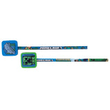 Minecraft 2pk Pencil & Topper Set: 2 - Pens & Pencils By Minecraft