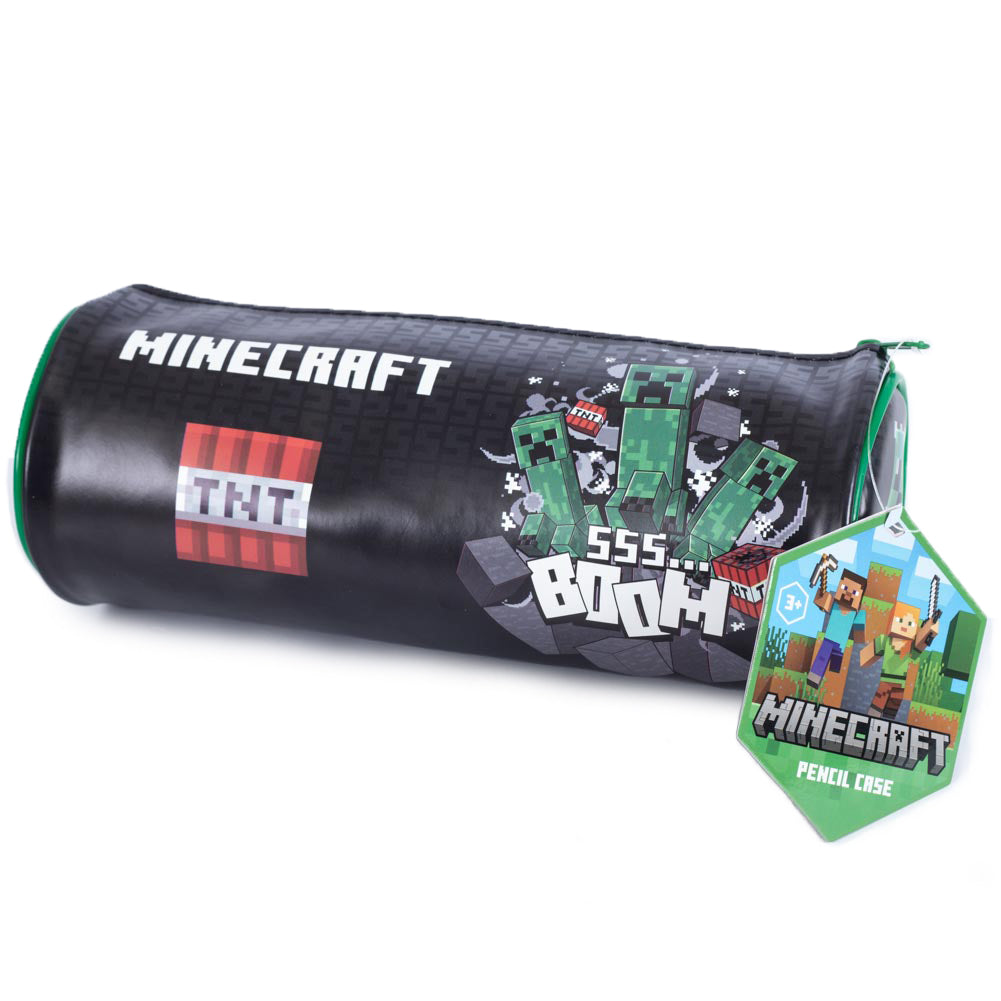 Minecraft Barrel Pencil Case - Shop Pencil Cases & Sets At Gift Moments - 4