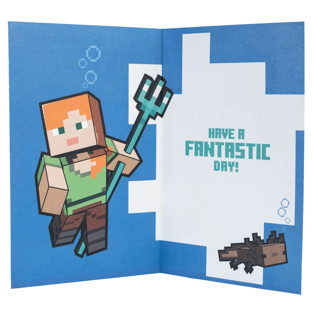Minecraft Birthday Card: 3 - Greeting Cards By Minecraft