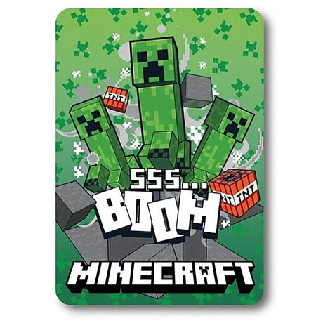 Minecraft Boom Fleece Blanket: 1 - Blankets By Minecraft