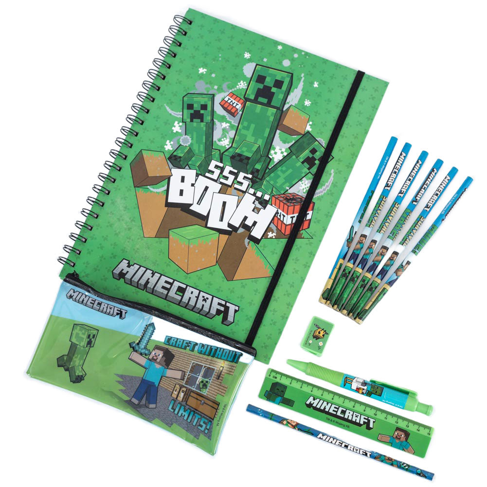 Minecraft Bumper Stationery Set: 1 - Pencil Cases & Sets By Minecraft