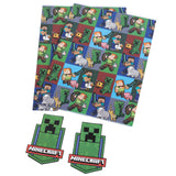 Minecraft Characters Gift Wrap: 3 - Gift Wrap & Bags By Minecraft