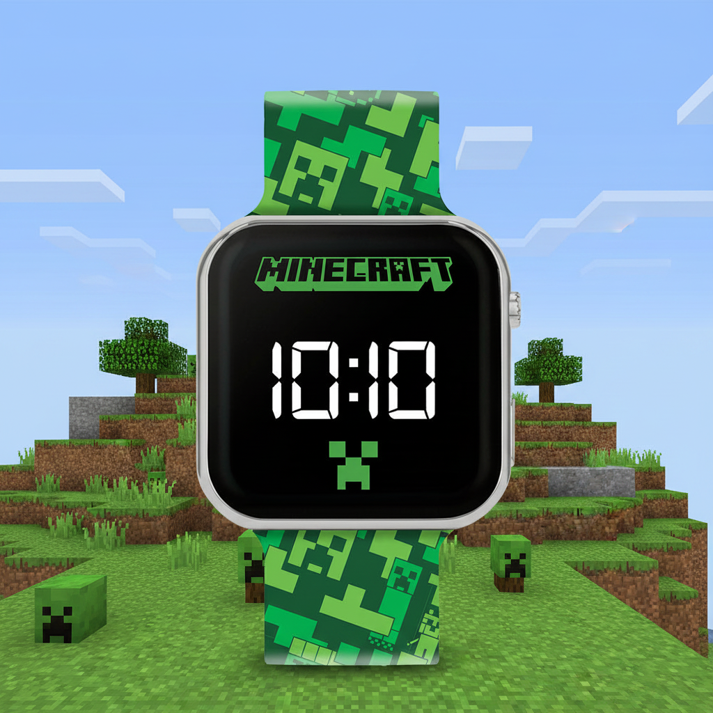 Minecraft Creeper Junior LED Watch