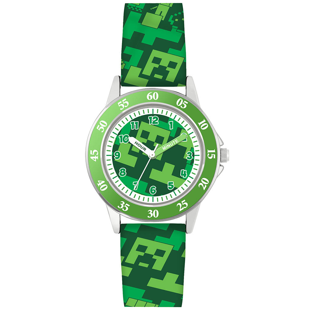 Minecraft Junior Time Teacher Watch Creeper - Shop Watches At Gift Moments - 1