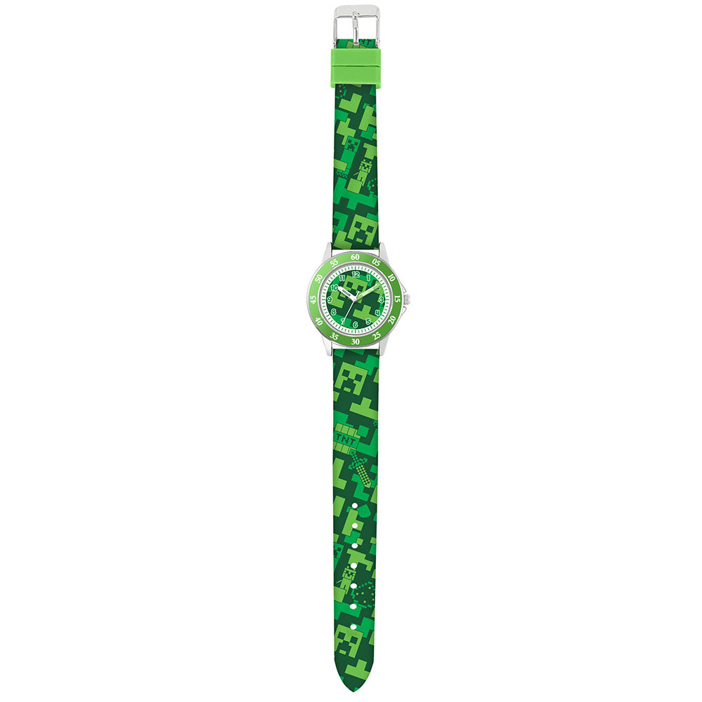 Minecraft Junior Time Teacher Watch Creeper - Shop Watches At Gift Moments - 2
