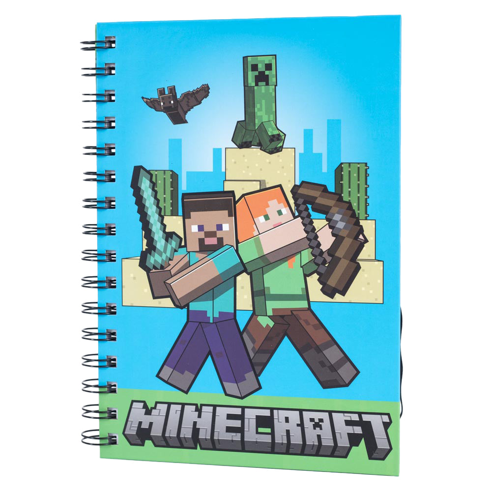 Minecraft Notebook - Shop Notebooks At Gift Moments - 1