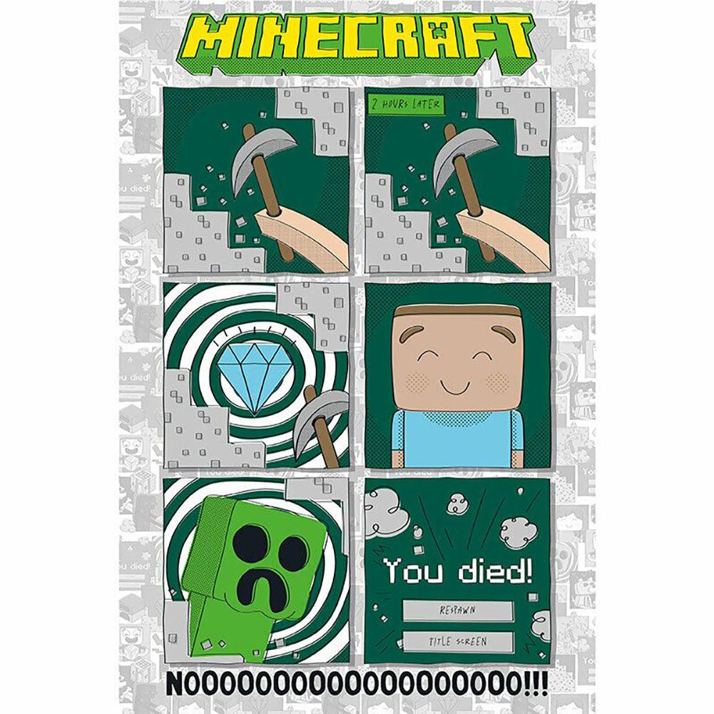 Minecraft Poster Last Diamond 14: 1 - Posters By Minecraft