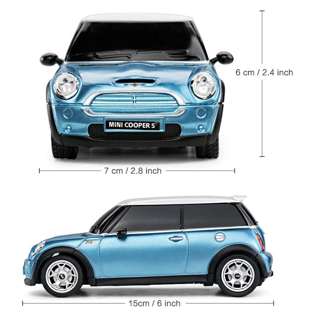 Mini Cooper S Radio Controlled Car 1:24 Scale Blue: 4 - Toys By Gift Moments