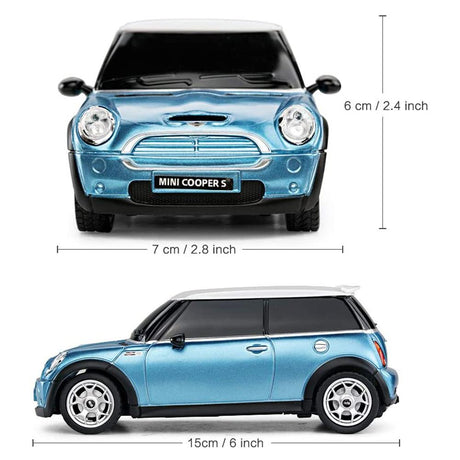 Mini Cooper S Radio Controlled Car 1:24 Scale Blue - Shop Toys At Gift Moments - 4