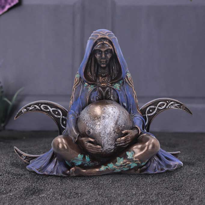 Mini Triple Moon Goddess Art Figurine 8.5cm: 1 - Figures & Collectables By NN Designs