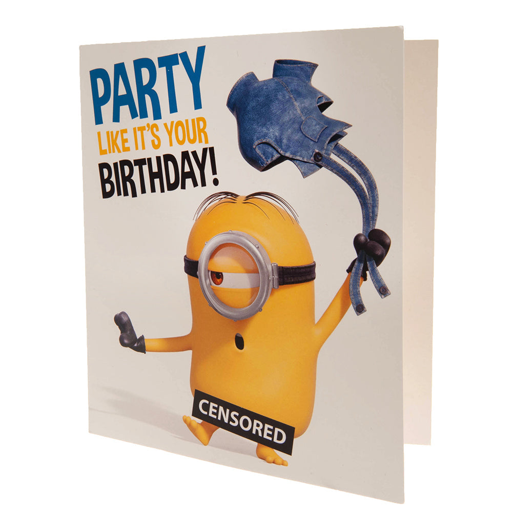 Minions Birthday Card Party: 2 - Greeting Cards By Minions