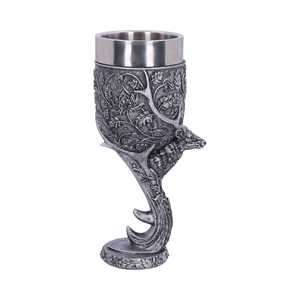 Monarch of the Glen Stags Head Goblet Wine Glass: 5 - Goblets & Chalices By NN Designs