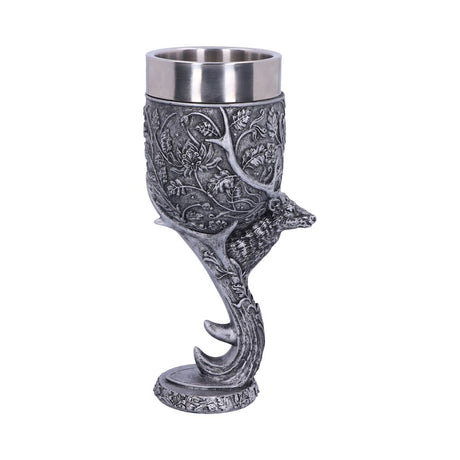Monarch of the Glen Stags Head Goblet Wine Glass: 5 - Goblets & Chalices By NN Designs