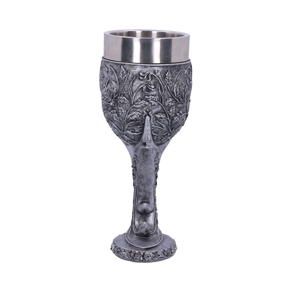 Monarch of the Glen Stags Head Goblet Wine Glass: 4 - Goblets & Chalices By NN Designs