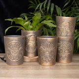 Moon Gazing Hare Bronze Terracotta Plant Pot by Lisa Parker: 5 - Pots & Planters By Gift Moments
