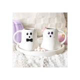 Mr and Mrs Boo Ghost Shaped Mug Set: 5 - Mugs By Gift Moments