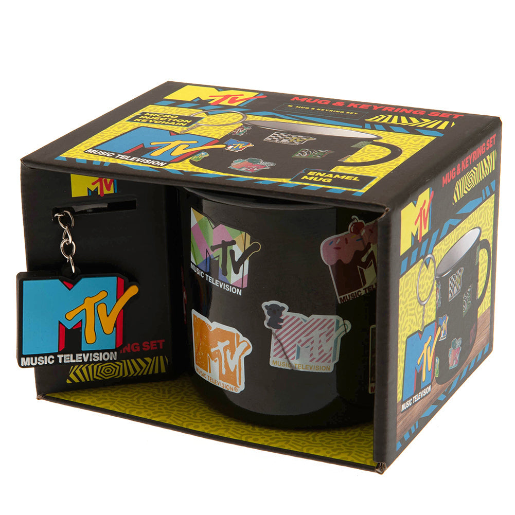 MTV Enamel Mug & Keyring Set: 4 - Gift Sets By MTV