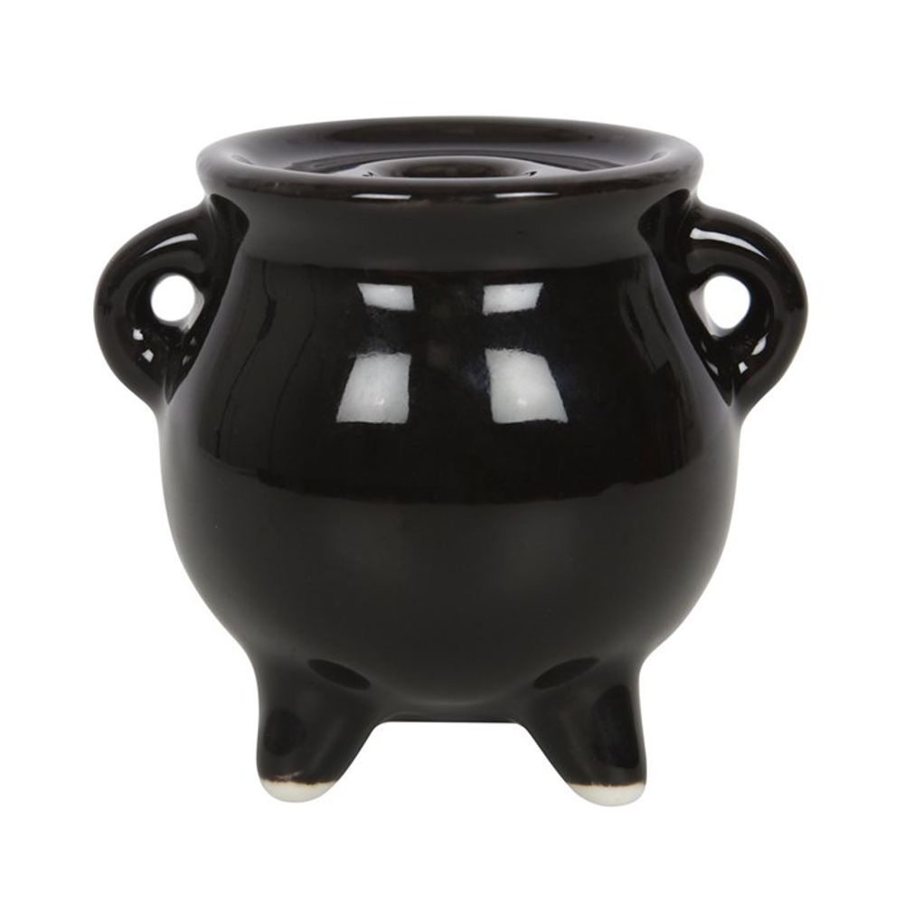 Mystical Moon Cauldron Ceramic Incense Holder: 4 - Incense Holders By Gift Moments