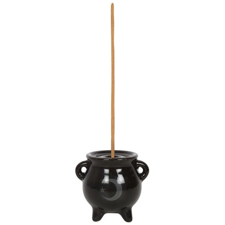 Mystical Moon Cauldron Ceramic Incense Holder: 2 - Incense Holders By Gift Moments