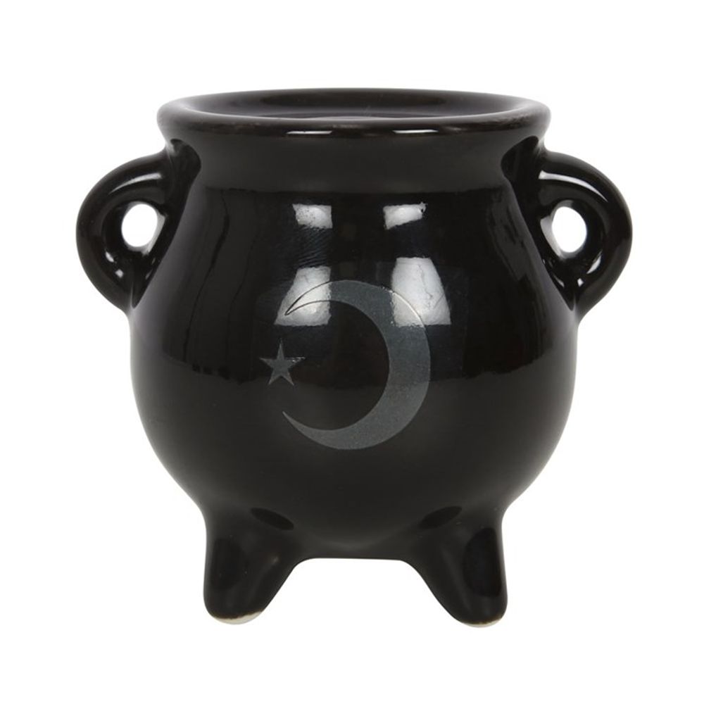 Mystical Moon Cauldron Ceramic Incense Holder: 3 - Incense Holders By Gift Moments