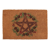 Natural Winter Solstice Pentagram Doormat: 2 - Doormats By Gift Moments