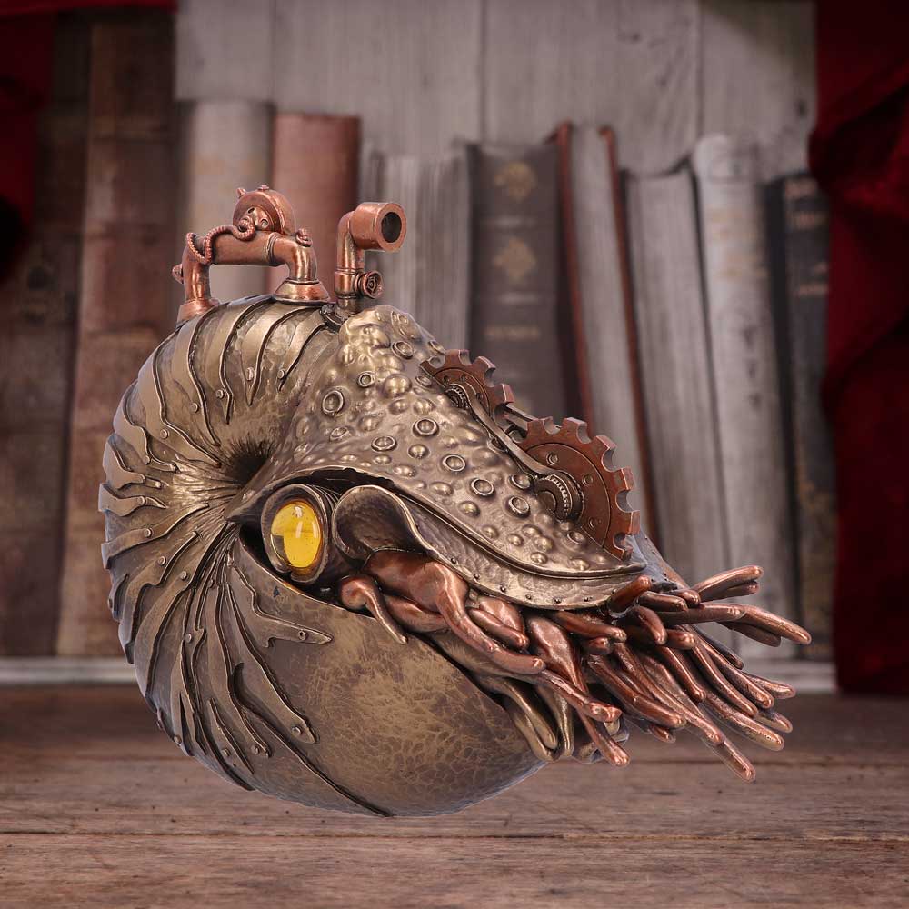 The Nautilus Steampunk Marine Mollusc Figurine 23.5cm: 1 - Figures & Collectables By Gift Moments