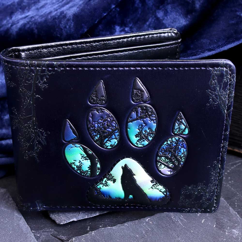 Nemesis Now Footprints Wolf Wallet 11cm: 1 - Wallets By Gift Moments