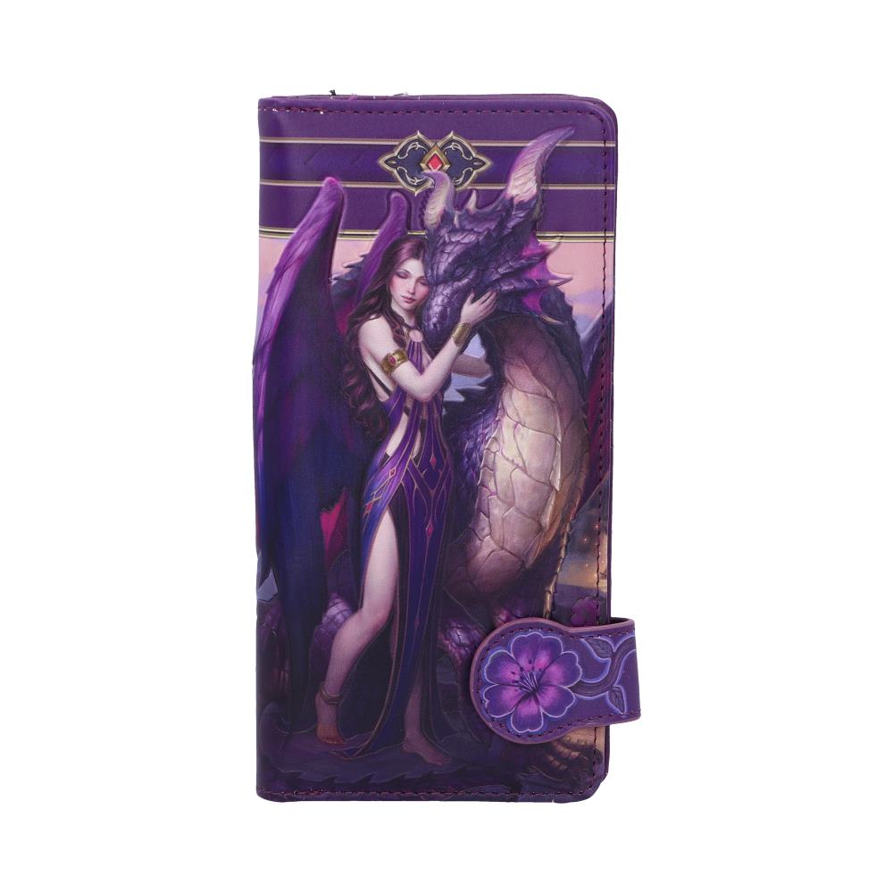 Nemesis Now James Ryman Dragon Sanctuary Embossed Purse Purple 18.5cm: 2 - Purses By James Ryman