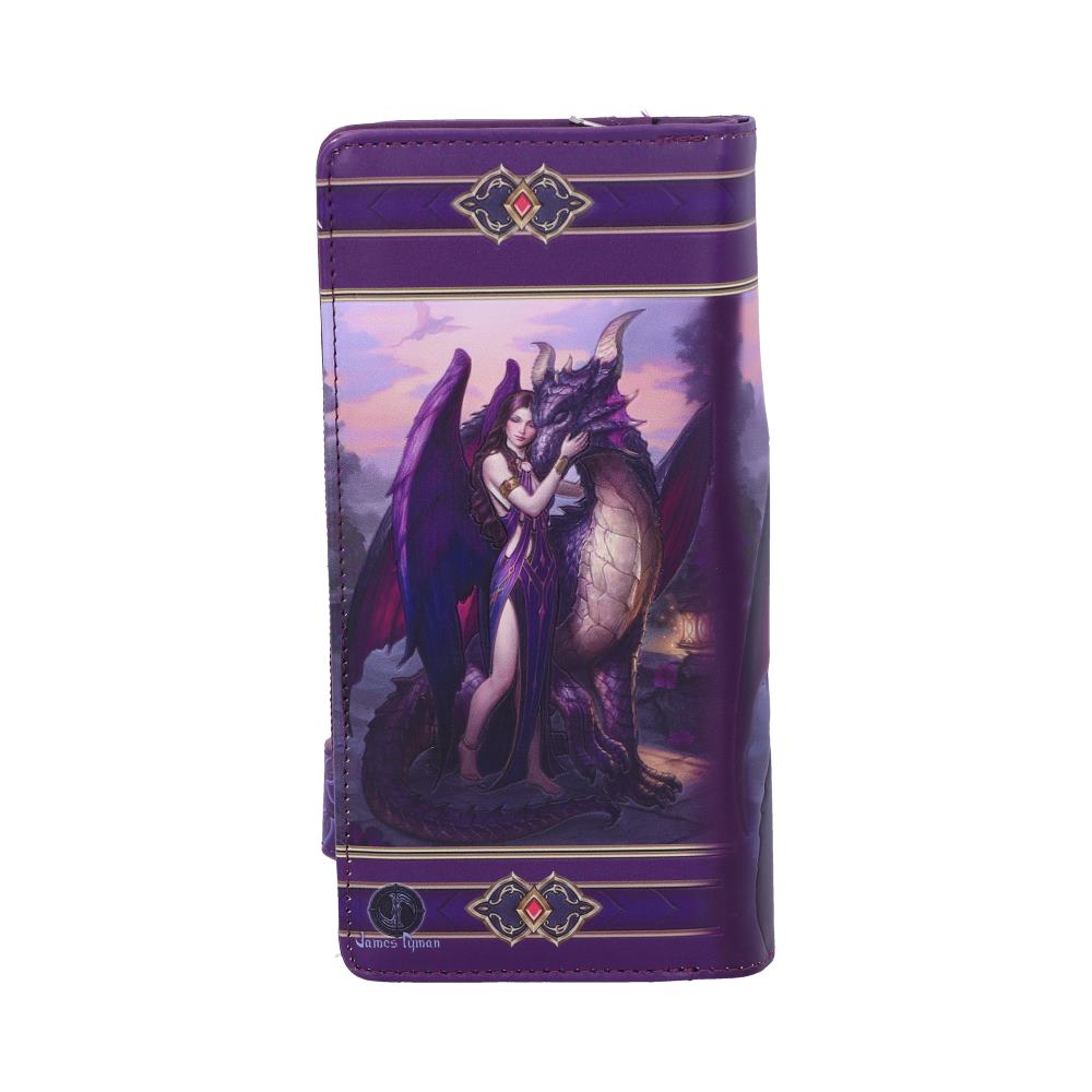 Nemesis Now James Ryman Dragon Sanctuary Embossed Purse Purple 18.5cm: 4 - Purses By James Ryman