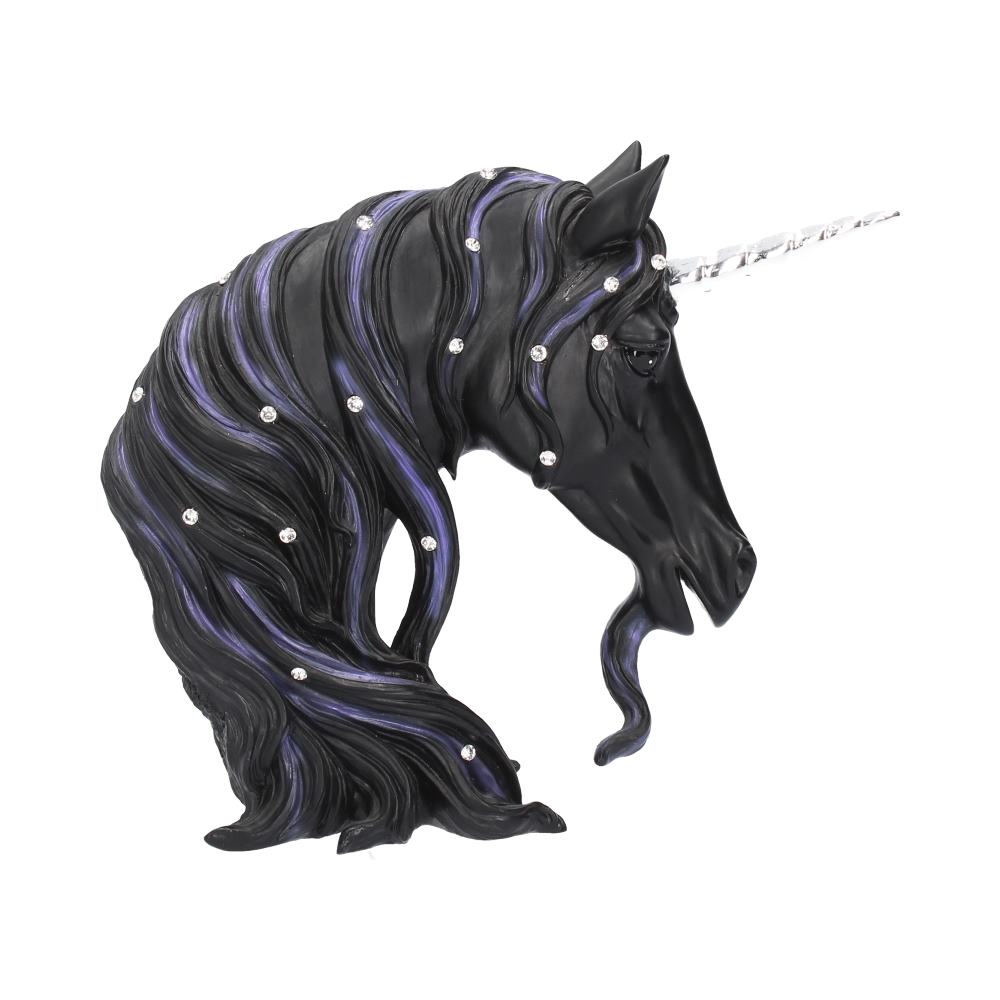 Nemesis Now Jewelled Midnight Small Figurine Black Unicorn Ornament: 2 Figurines Medium (15 29cm) By NN Designs
