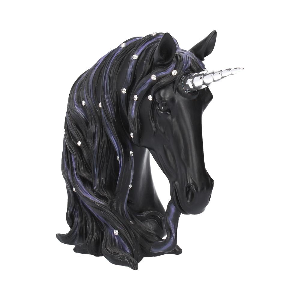 Nemesis Now Jewelled Midnight Small Figurine Black Unicorn Ornament: 3 Figurines Medium (15 29cm) By NN Designs