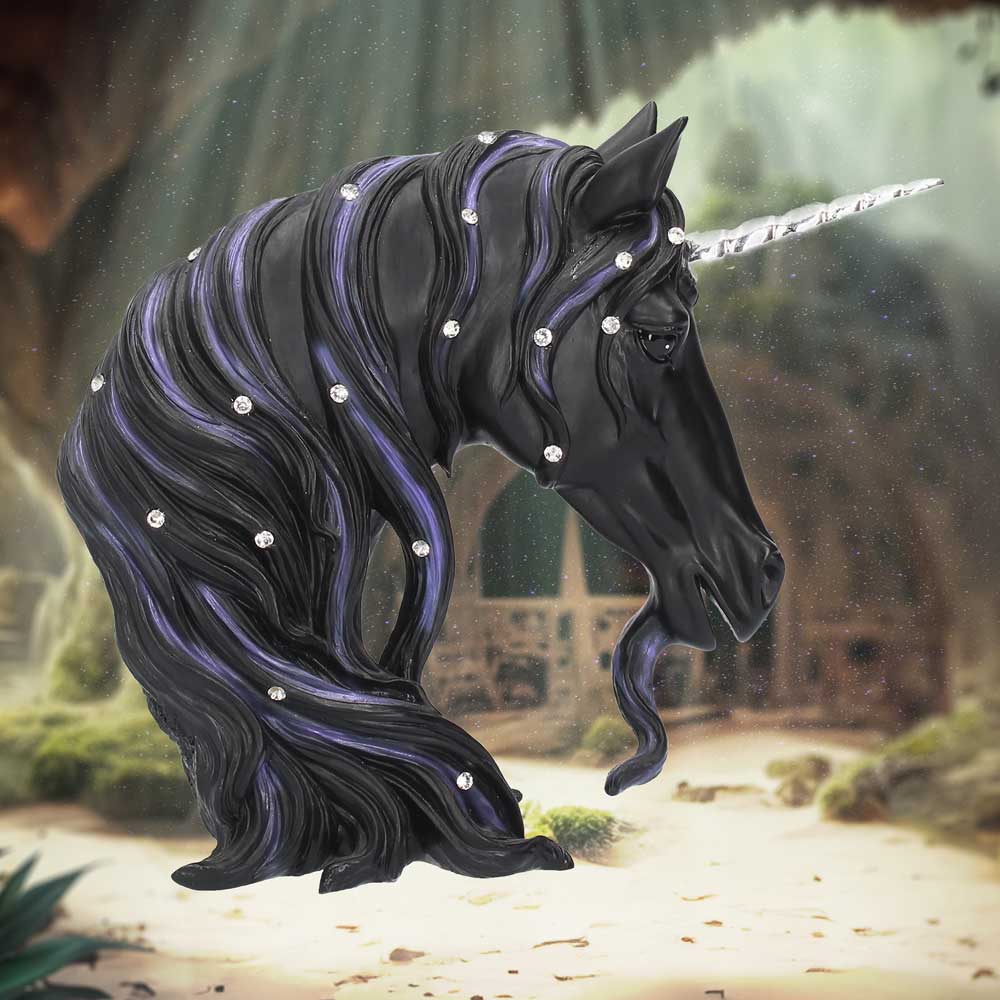 Nemesis Now Jewelled Midnight Small Figurine Black Unicorn Ornament: 1 Figurines Medium (15 29cm) By NN Designs