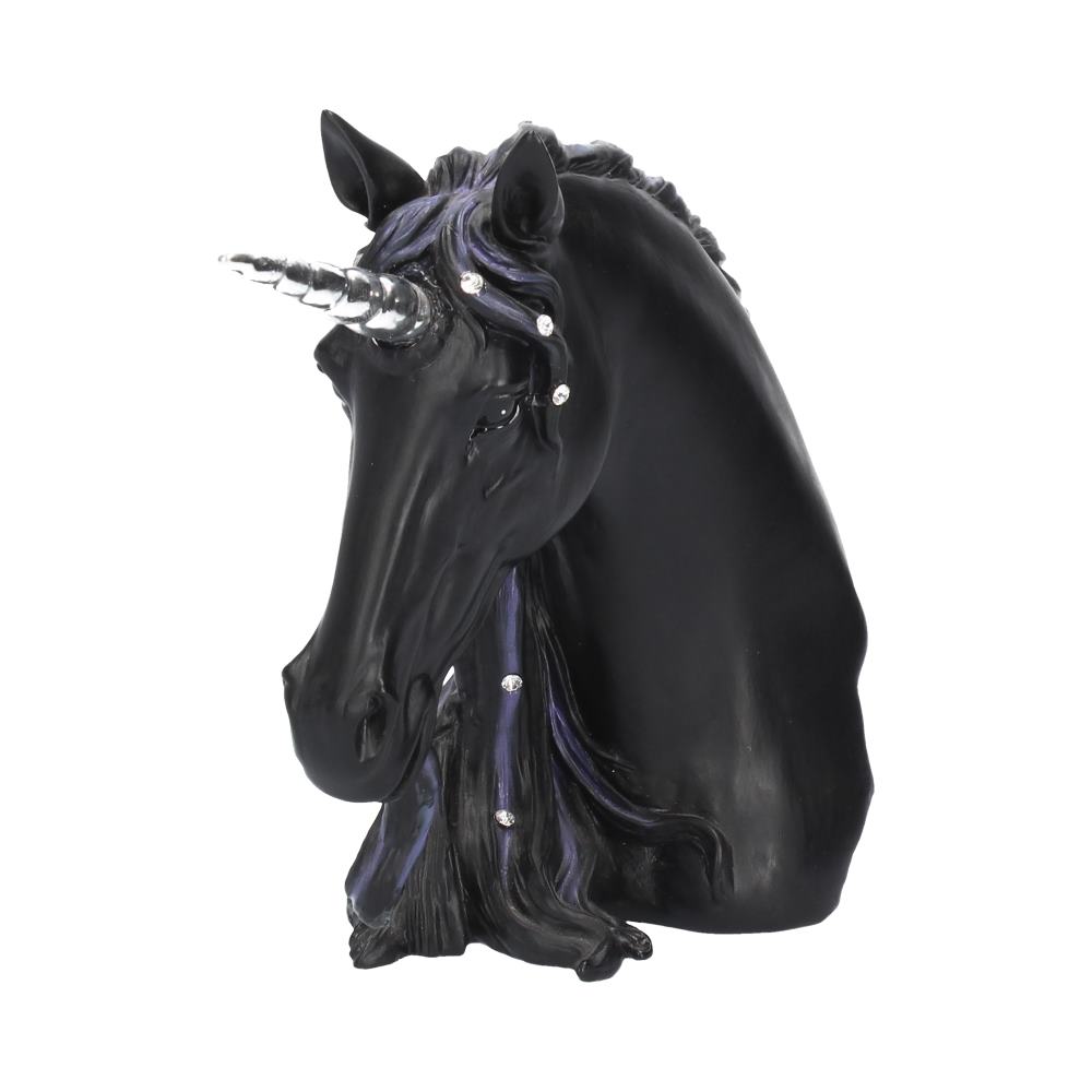 Nemesis Now Jewelled Midnight Small Figurine Black Unicorn Ornament: 4 Figurines Medium (15 29cm) By NN Designs