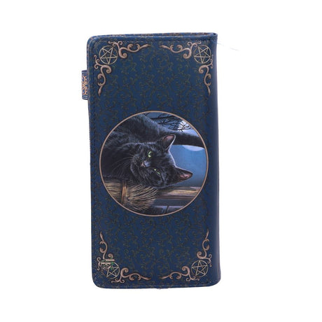 Nemesis Now Lisa Parker A Brush With Magick Cat Purse Navy 18.5cm: 4 - Purses By Lisa Parker