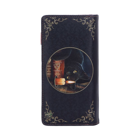 Nemesis Now Lisa Parker Witching Hour Cat Witch Purse Black 18.5cm: 4 - Purses By Lisa Parker