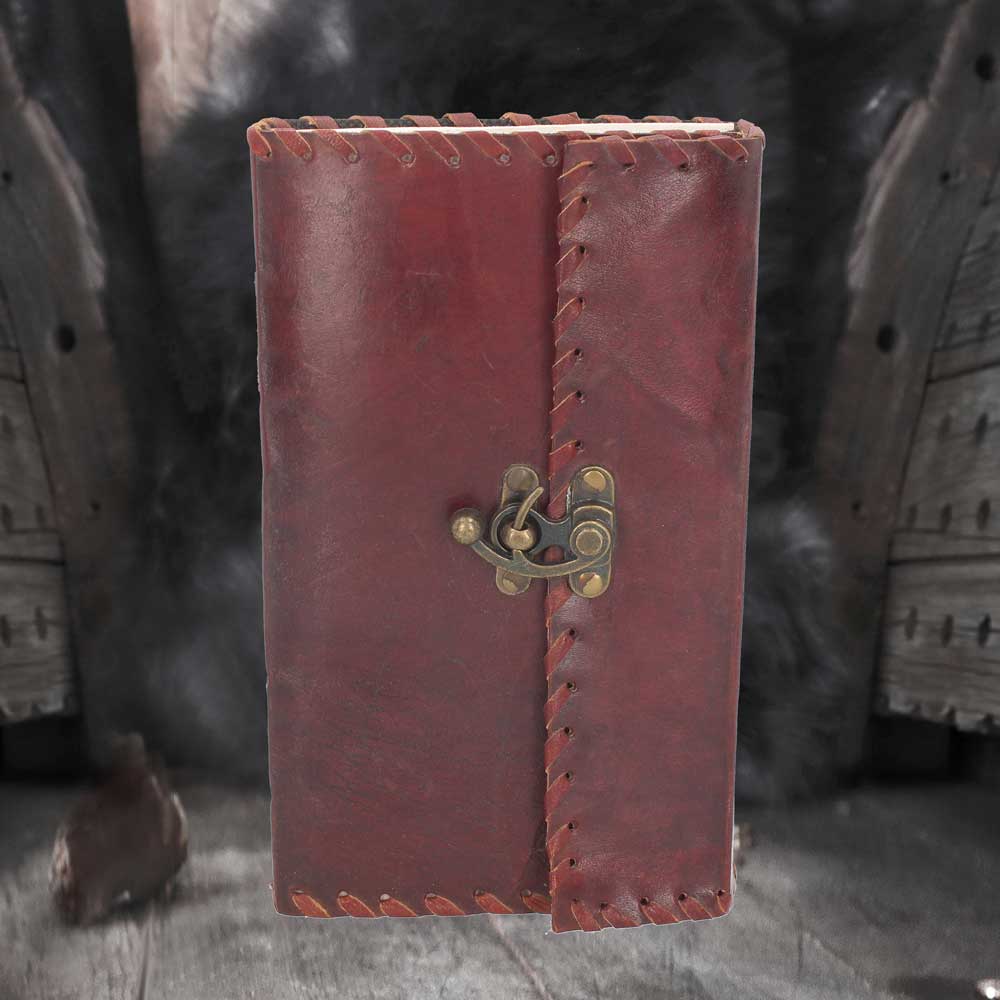 Nemesis Now Lockable Leather Journal 14cm x 23cm: 1 - Leather Journals By Gift Moments
