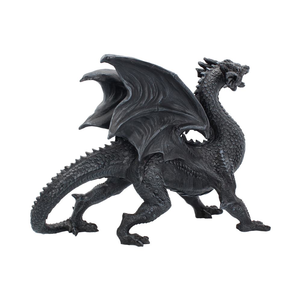 Nemesis Now Obsidian Dragon Watcher 31cm: 5 - Figurines Large (30-50cm) By Gift Moments