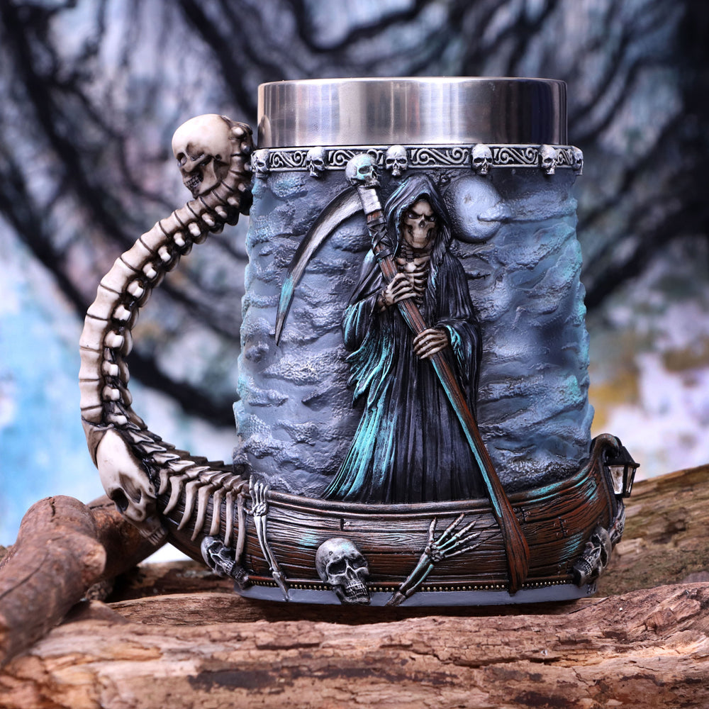 Nemesis Now River Styx Grim Reaper Tankard: 1 - Tankards By NN Designs