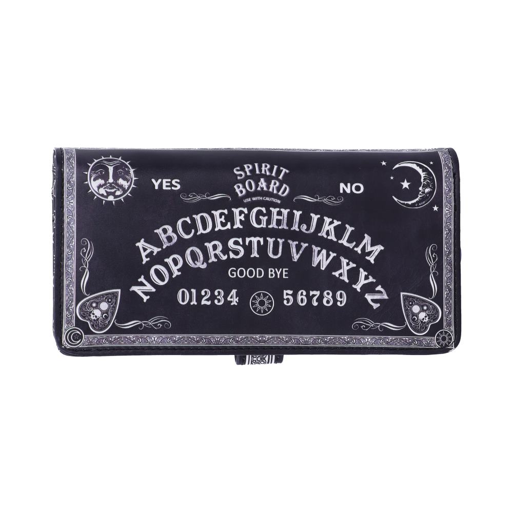 Nemesis Now Spirit Board Embossed Purse Ouija Wallet Black 18.5cm: 4 - Purses By NN Designs