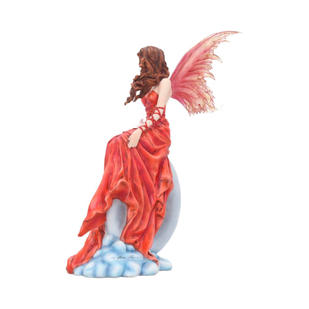 Nene Thomas Crimsonlily Red Moon Fairy and Butterfly Companion Figurine - Shop Figures & Collectables At Gift Moments